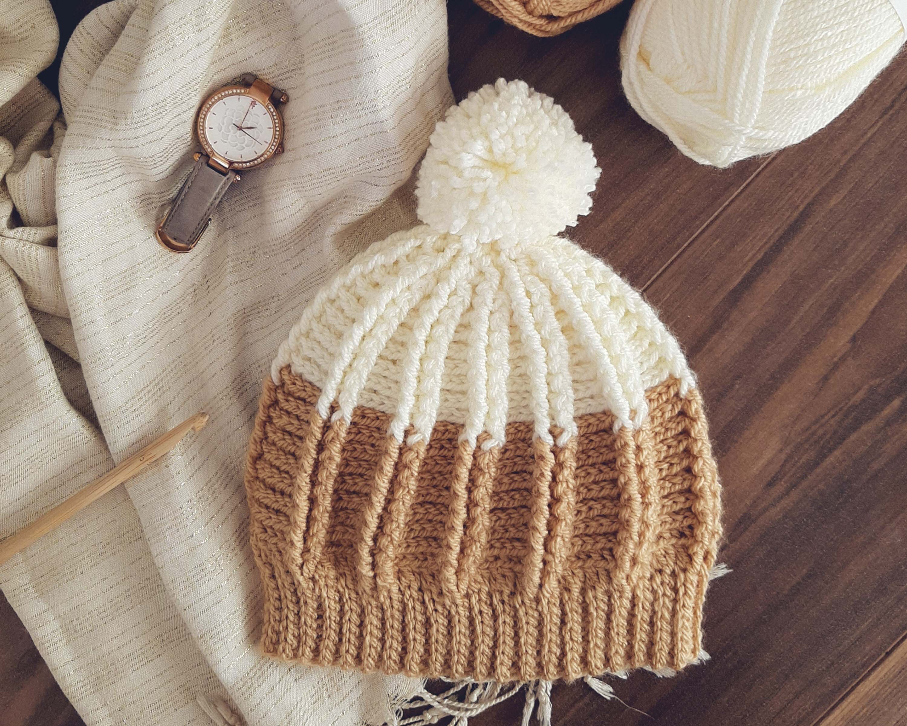 CROCHET HAT PATTERN, Crochet Beanie Pattern, Crochet Toque, for Women