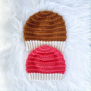 GEHAAKTE BEANIE PATROON, Gemakkelijk gehaakte muts, Toque, Top Down, Beginner, Baby, Kinderen, Vrouw, Man