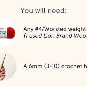 crochet scarf materials