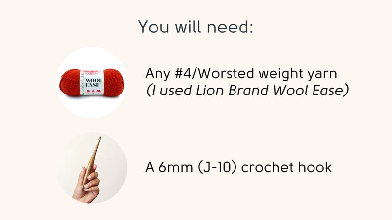 crochet scarf materials