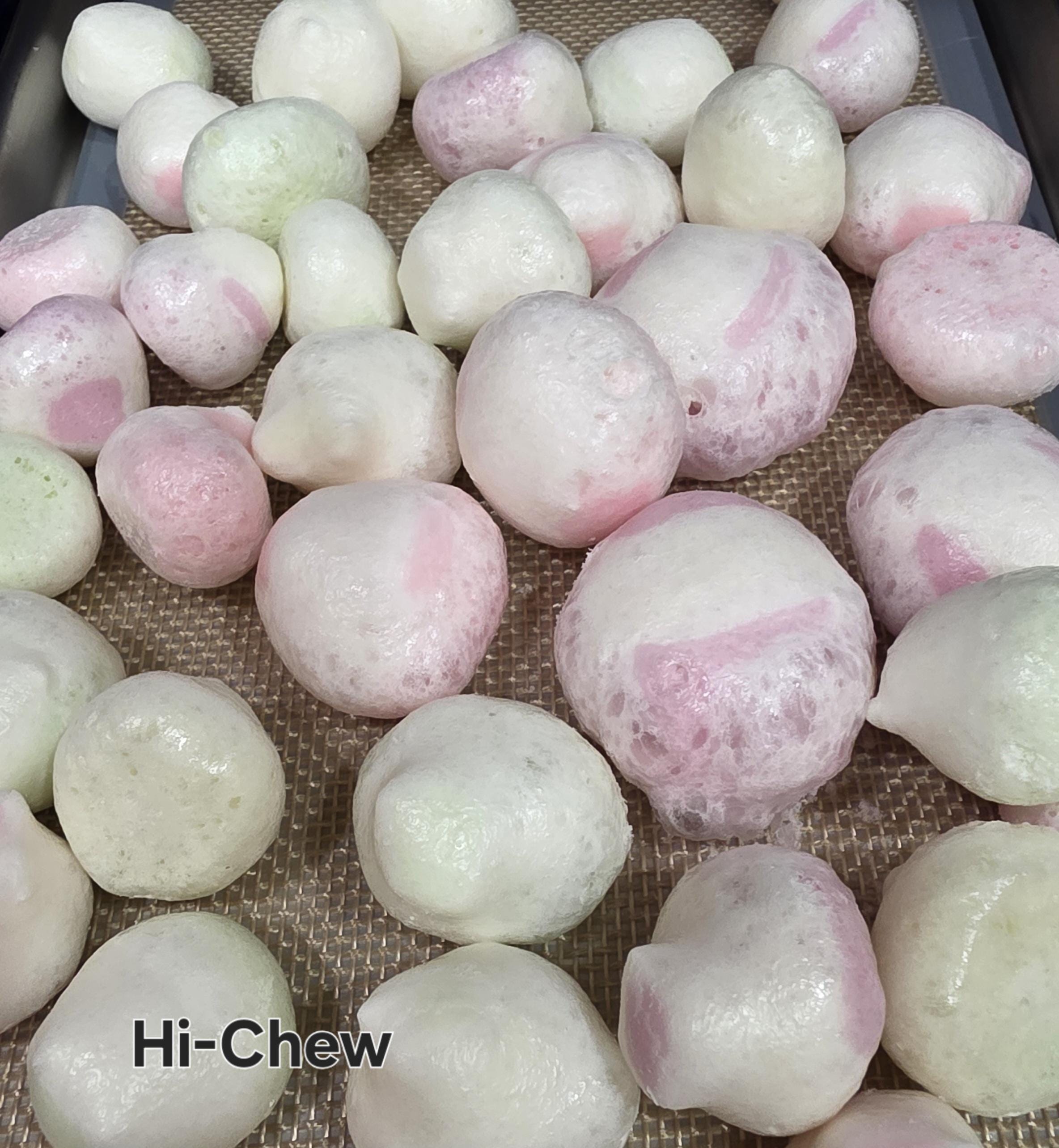 Dye-free freeze dried candy Hi-Chews