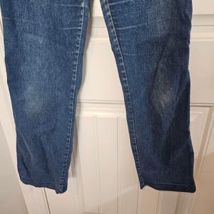 Wrangler Vintage Jeans Women Sz 6 80s Blue Tapered High Rise Western Retro Farm imagem 4