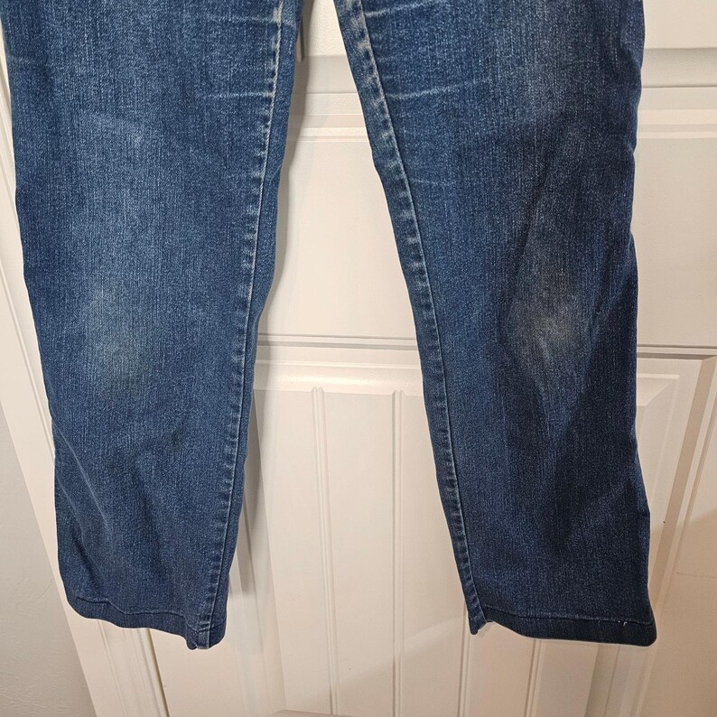 Wrangler Vintage Jeans Women Sz 6 80s Blue Tapered High Rise Western Retro Farm imagem 4