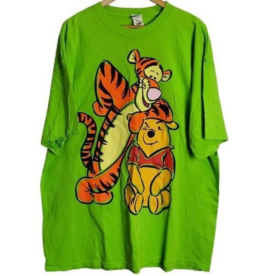 Vintage 90s Disney Tigger & Pooh Single Stitch T-shirt. Size