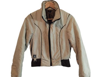 Vintage Altra Coat Women Sz 6/8 Tan 80s Gorpcore Thick Outdoor Granola USA Retro