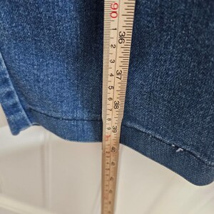 Wrangler Vintage Jeans Women Sz 6 80s Blue Tapered High Rise Western Retro Farm imagem 7