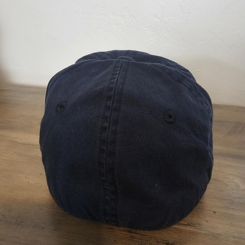 Vintage North Carolina Tar Heels Fitted Hat Cap Size 7 1/8 Blue UNC NCAA Retro afbeelding 5