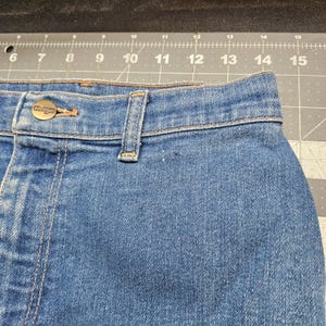 Wrangler Vintage Jeans Women Sz 6 80s Blue Tapered High Rise Western Retro Farm imagem 9