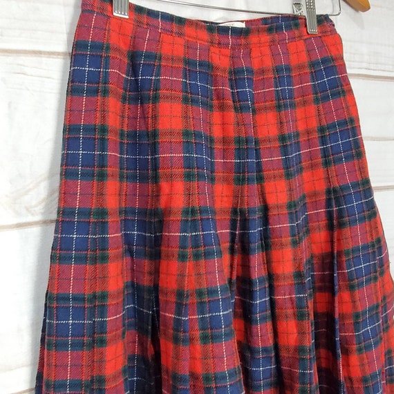 Pendleton Vintage 80s Skirt Womens Small 100% Vir… - image 3
