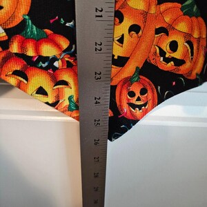 Vintage Halloween Vest Womens 1X Black Pumpkins 90s Whimsygoth Fall Party Retro afbeelding 6