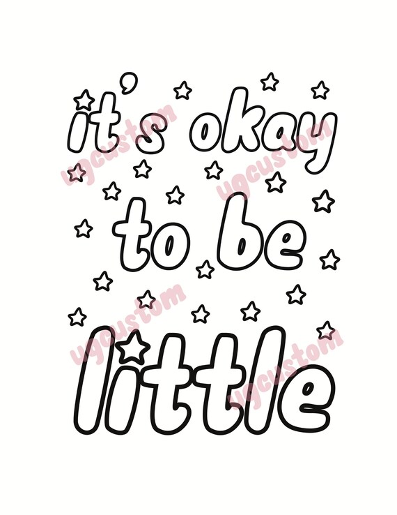 Adult Coloring Page Ddlg/cgl/abdl - Etsy