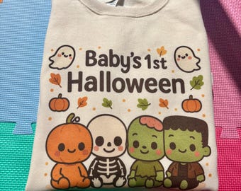 Sudadera unisex para adultos para el primer Halloween del bebé