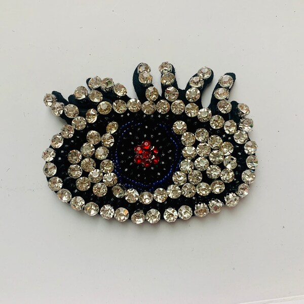 Rhinestone Eye Patch Etsy