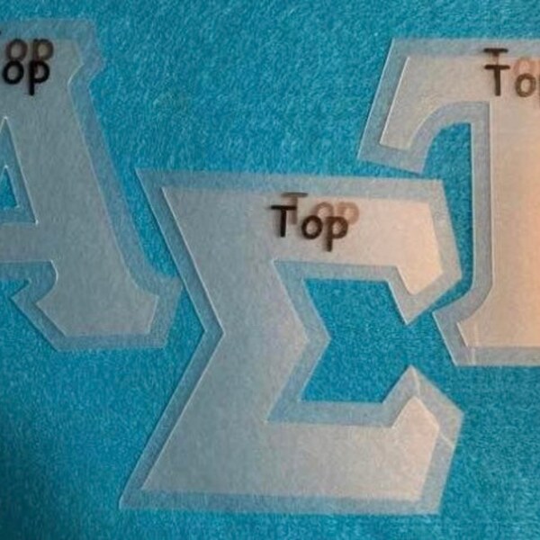 Greek Letter Stencils - Etsy