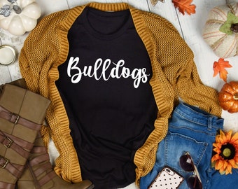 Bulldogs svg, Football svg, Game Day svg, Bulldogs Shirt Cut File, svg, png, dxf instant download, sports svg