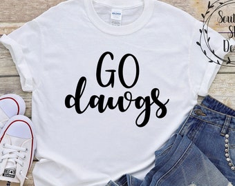 Go Dawgs svg, Football svg, Game Day svg, Dawgs Shirt Cut File, svg, png, dxf descarga instantánea, deportes svg