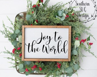 Joy to the World svg~Instant Download~Silhouette SVG~Cricut SVG~Christmas svg~svg, png, dxf, jpeg