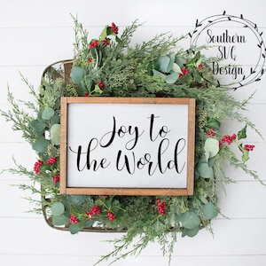 Alegría al mundo svg-Descarga instantánea-Silhouette SVG-Cricut SVG-Navidad svg-svg, png, dxf, jpeg