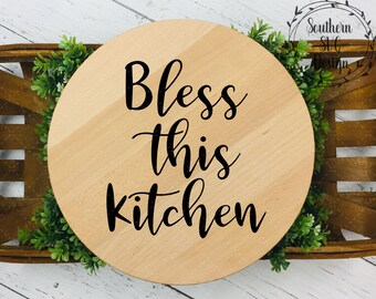 Bendice a esta cocina SVG-Descarga instantánea-Silhouette SVG-Cricut SVG-svg-svg, png, dxf, jpeg