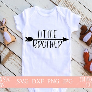 Little Brother SVG,  Little Brother SVG for Cricut and Silhouette, Brother svg, brothers svg, dxf, png, jpeg instant download