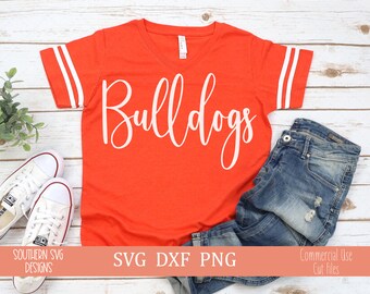 Bulldogs svg, Football svg, Game Day svg, Bulldogs Shirt Cut File, svg, png, dxf instant download, sports svg
