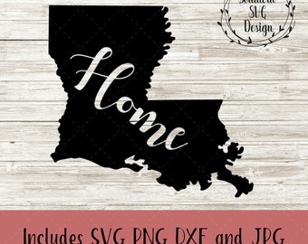 Louisiana svg~Louisiana state svg~Louisiana state dxf~Louisiana home svg~PNG~JPG~SVG~dxf