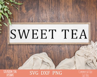 Sött te svg~SVG-fil~Kök SVG~Södra svg~Bondgård SVG~Digital klippfil~svg, png, dxf~Direkt nedladdning