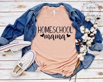 Homeschool Mama SVG file~Homeschool Mama SVG~Digital Cut file~svg, png, dxf