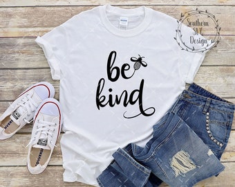 Ser tipo SVG- Descarga instantánea - Silueta SVG - Cricut SVG - Bee Kind svg, png, dxf, jpeg