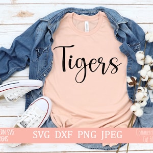 Tigers SVG~Tigers Cut file SVG~Tigers Football SVG~Digital Cut file~svg, png, dxf~Instant Download