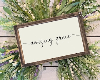 Amazing Grace SVG~Amazing Grace svg, png, jpeg, dxf~instant download~Amazing Grace SVG for Silhouette and Cricut~SVG Designs~Home Decor