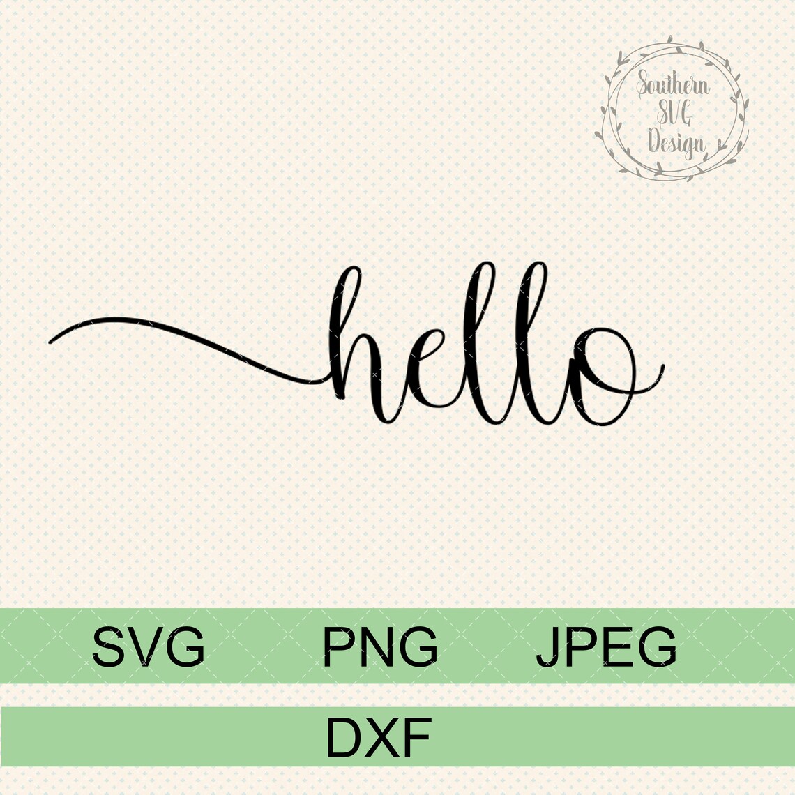 Hello SVG File~hello Svg~digital Cut File~svg, Png, Dxf - Etsy