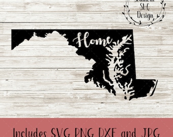 Maryland svg~Maryland state svg~Maryland state dxf~Maryland home svg~PNG~JPG~SVG~dxf