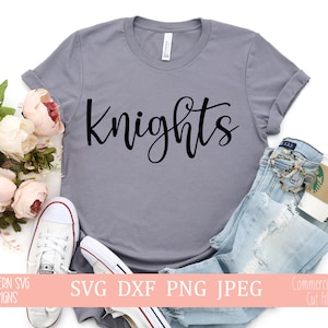 Knights SVG~Knights Cut file SVG~Knights Football SVG~Digital Cut file~svg, png, dxf~Instant Download