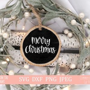 Merry Christmas svg~Christmas Ornament SVG~Instant Download~Silhouette SVG~Cricut SVG~Christmas svg~svg, png, dxf, jpeg