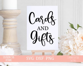 Cards & Gifts SVG, Wedding svg, Reception SVG, Wedding SVG, Instant Download, Silhouette Cut File, Cut File, svg, png, dxf