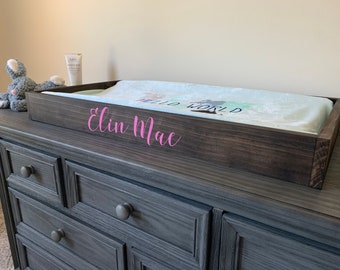 diaper changing table topper
