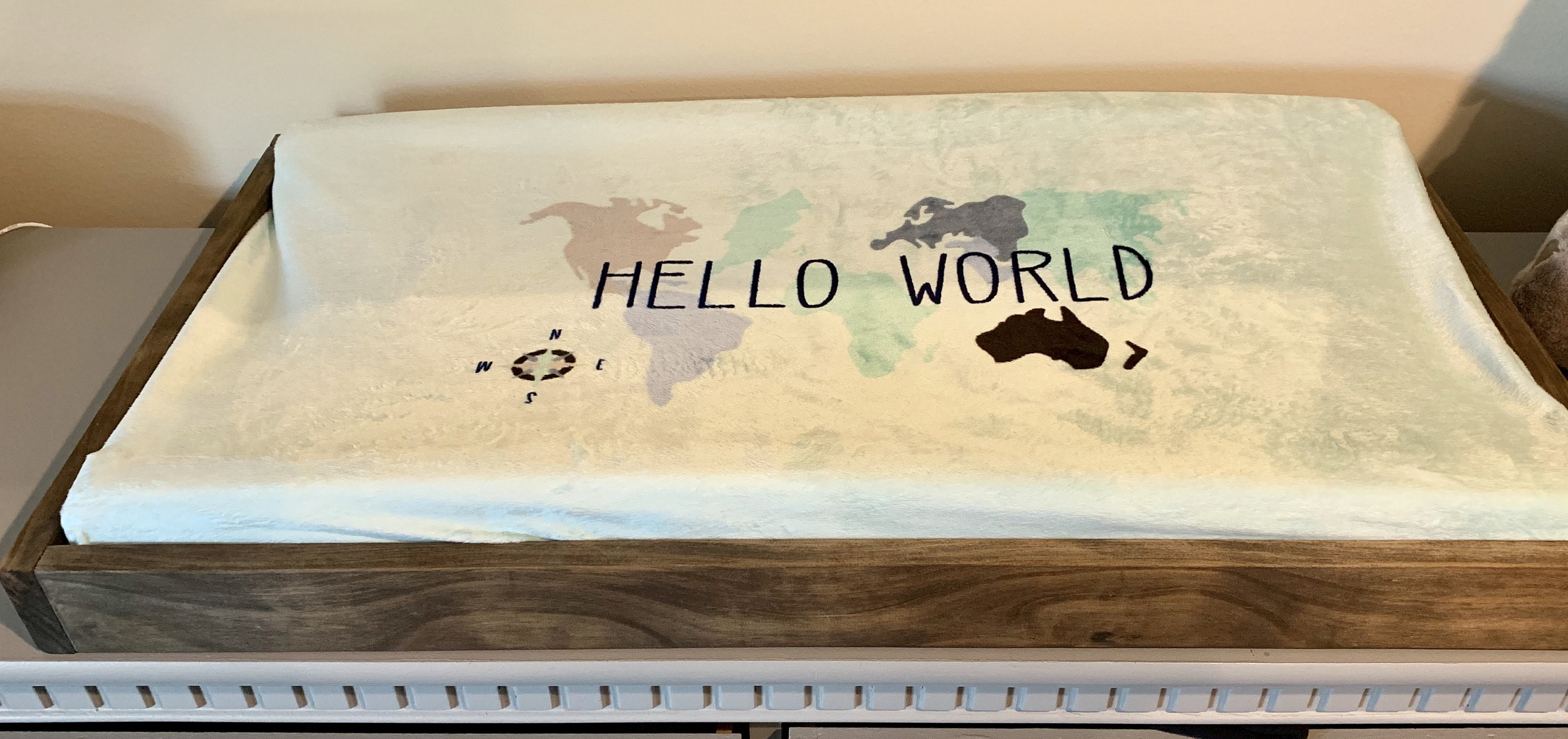 Baby Changing Tray Baby Changing Dresser Topper Customized Etsy