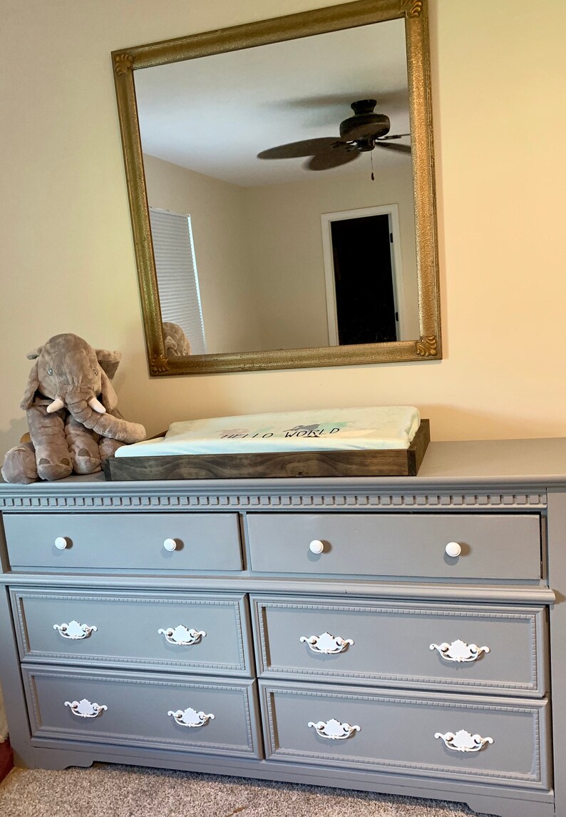 Baby Changing Tray Baby Changing Dresser Topper Customized Etsy