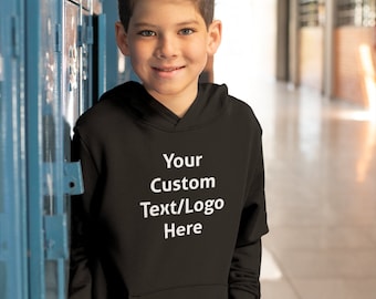 Customized Youth Hoodie, Customized Kids Hoodie, Custom Sweatshirt, Add Your Own Text, Personalized Hoodie