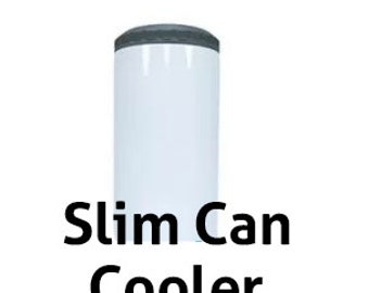 Slim Sublimation Can Cooler, Stainless Steel Can Hugger