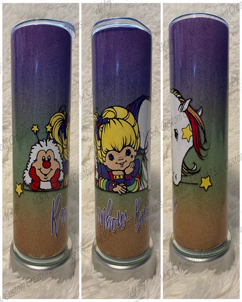 Custom 20oz Straight Tumbler, Plastic Lid, Straw and Rubber Bottom image 6