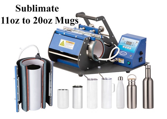 20oz Sublimation Mug Heat Press, Skinny Tumbler Press