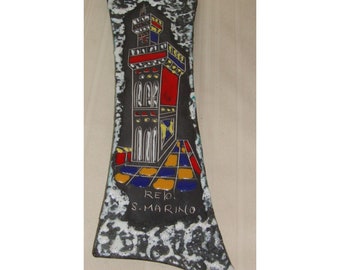 ITALIAN LIBERTAG San Marino  Mid century wall plaque Vintage