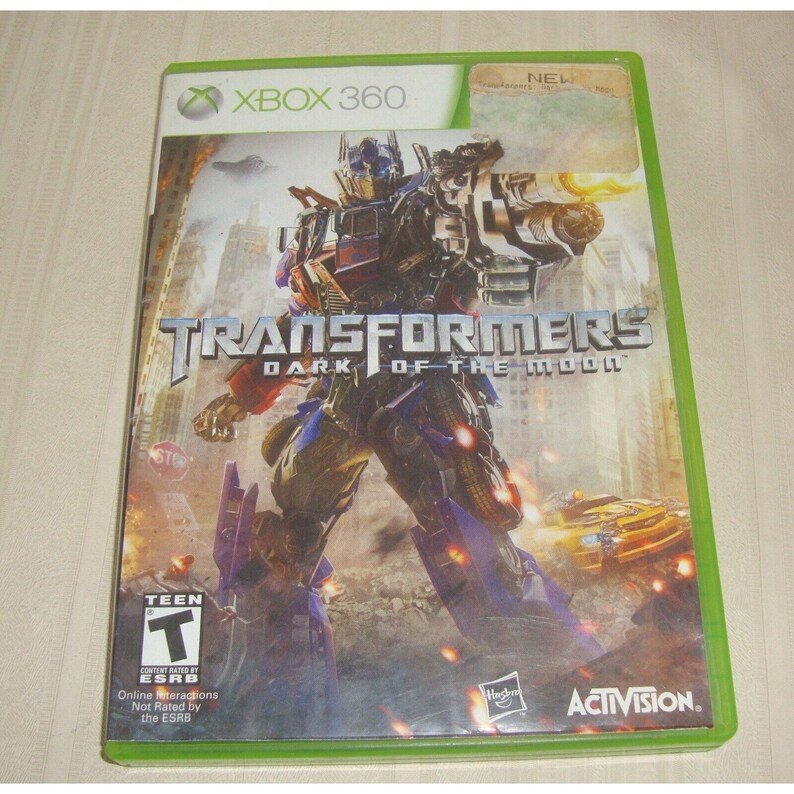 TRANSFORMERS Dark of the Moon Xbox 360 Disc , Case & Manual Etsy