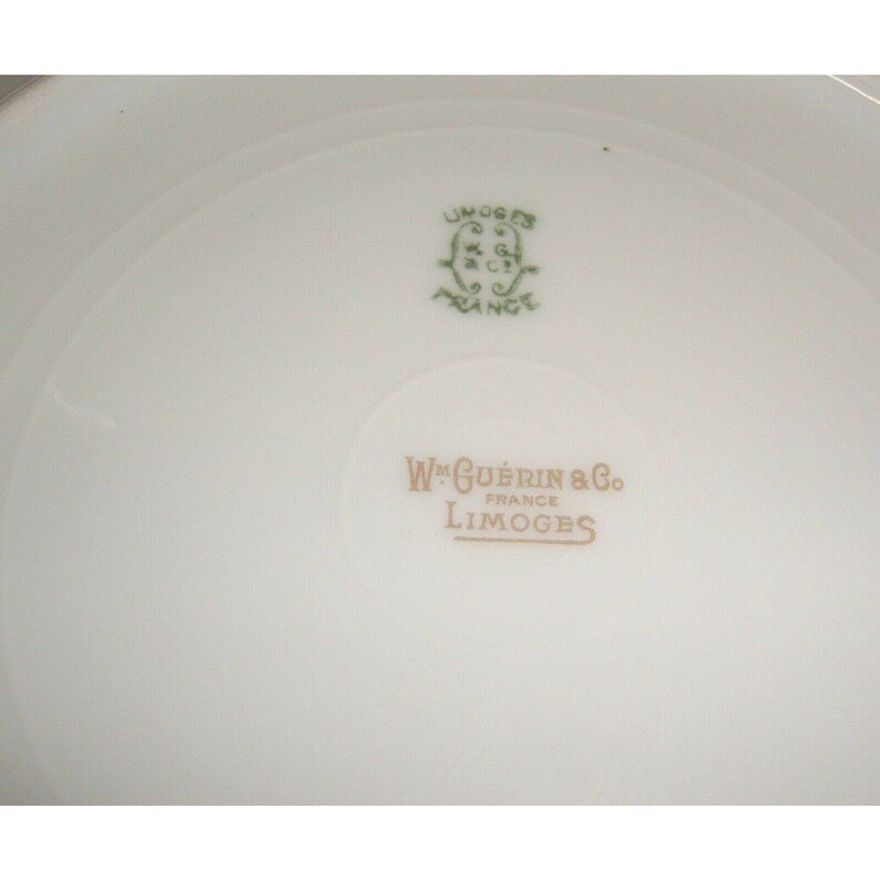 Wm Guerin & Co. Limoges France Set of 4 DINNER PLATES Etsy