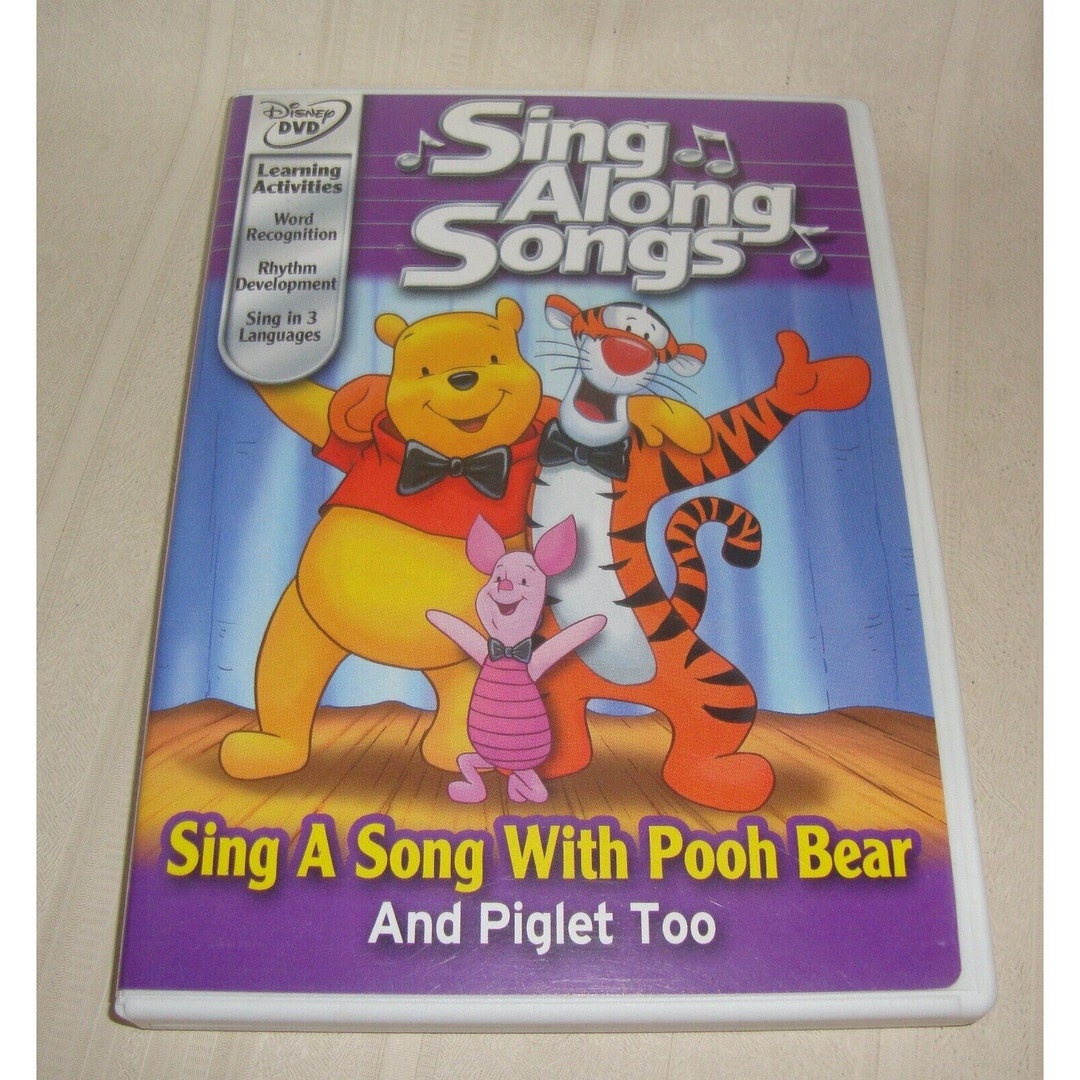 Sing A Song With Pooh Bear 1999 Disney Sing Along Song Sing A Song With Pooh Bear & Piglet - Etsy