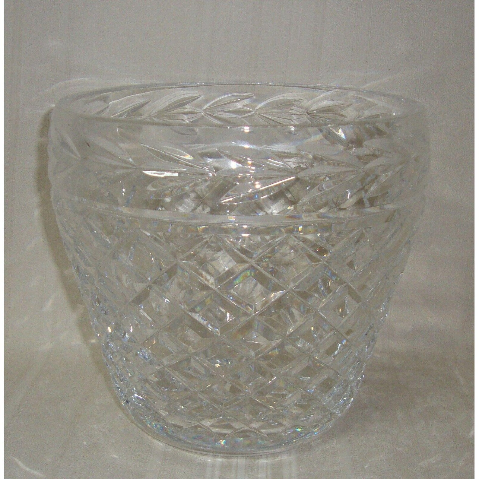 Waterford Crystal Bowl Vase Ice Bucket Diamond Cut Glandore Etsy