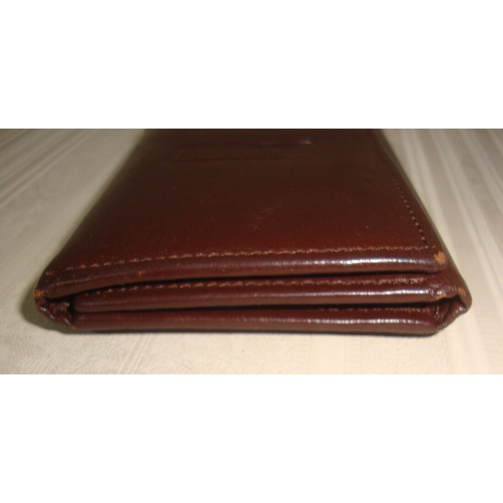 AUTH CHRISTIAN DIOR VINTAGE LEATHER COMPACT WALLET PREOWNED