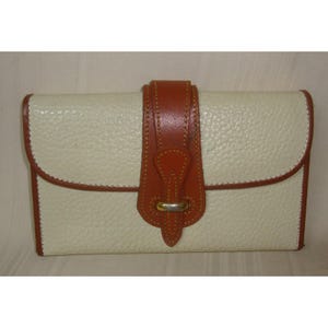 Dooney & Bourke Clutch Wallet With Large Duck Logo Vintage RARE